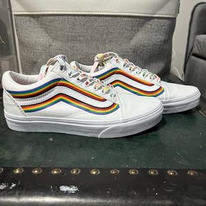 BRAND NEW never worn pride Vans